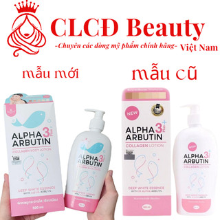 Sữa Dưỡng Thể Trắng Da, Dưỡng ẩm Alpha Arbutin 3 Plus Collagen Lotion 500ml