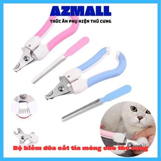 Kìm cắt móng cho chó mèo, bộ kìm bấm kèm dũa móng chó mèo
