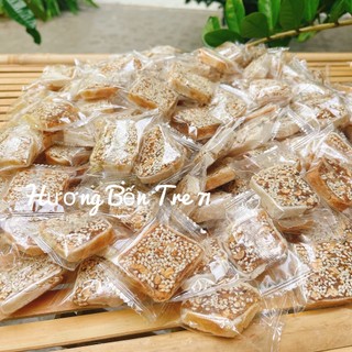 [500Gr] Kẹo Mè Xửng cuộn Đậu Phộng Bánh Phồng Mềm Dẻo- đặc sản Bến Tre đồ ăn vặt