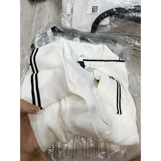 Áo polo nữ HM auth chất len mỏng co giãn