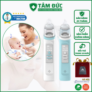 Máy hút mũi cho bé sơ sinh cầm tay X50 cao cấp, Hút mũi máy 5 chế độ lực hút - Đầu hút Silicone