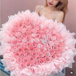 [Rẻ] Bó hoa công chúa hot trend - hoa nhũ kim tuyến vĩnh cữu (Quà Tặng người yêu)