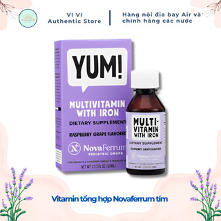 Vitamin tổng hợp kèm sắt yum novaferum multivitamin with iron
