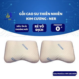 - Gối cao su Kim Cương hình Ner gối cao su người lớn chính hãng, cao su thiên nhiên