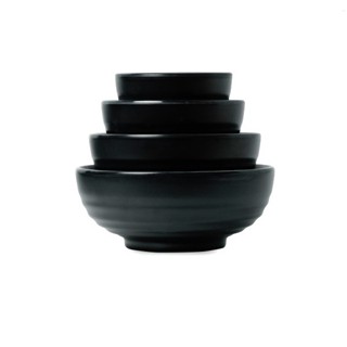 Tô nhựa Melamine nhiều size màu Đen Nhám (TOX26N-TOX29N)