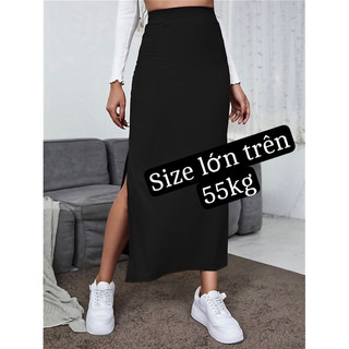 [ SIZE LỚN BIGSIZE 55Kg-100Kg ] CHÂN VÁY DÀI XẺ TÀ
