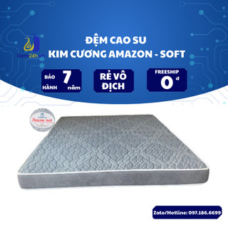 [Freeship ] - Đệm cao su non Kim Cương Amazon-soft chính hãng 100%