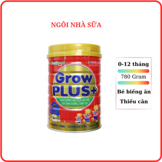 [T03-2027] Sữa Grow Plus Đỏ, Grow plus đỏ Nutifood cho trẻ cần tăng cân, bổ sung dinh dưỡng 780g, 350g