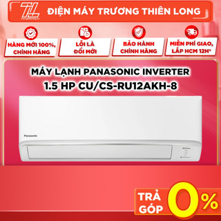 Cu/cs-ru12akh-8 - miễn phí công lắp đặt - máy lạnh panasonic inverter 1.5hp - bảo hành chính hãng