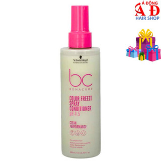 Xịt dưỡng giữ màu tóc nhuộm BC Bonacure Schwarzkopf hồng 200ml