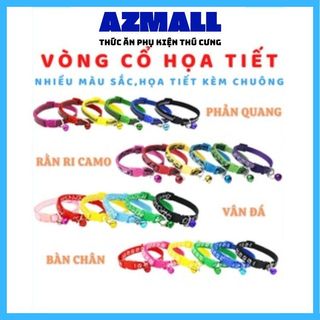 Vòng cổ cho mèo nhiều màu sắc, họa tiết dành cho thú cưng dưới 7kg