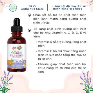 𝐕𝐢𝐭𝐚𝐦𝐢𝐧 𝐭𝐨̂̉𝐧𝐠 𝐡𝐨̛̣𝐩 𝐡𝐮̛̃𝐮 𝐜𝐨̛ 𝐦𝐮𝐥𝐭𝐢𝐯𝐢𝐭𝐚𝐦𝐢𝐧 𝐦𝐚𝐫𝐲 𝐫𝐮𝐭𝐡’𝐬 𝐨𝐫𝐠𝐚𝐧𝐢𝐜 𝐢𝐧𝐟𝐚𝐧𝐭 𝐭𝐨𝐝𝐝𝐥𝐞𝐫 dạng giọt 60ml (bay air - đủ bill)