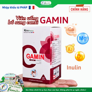   Chính hãng  GAMIN – Viên uống bổ sung Canxi hữu cơ  KenPharma - cho bà bầu trẻ em và người lớn 