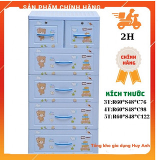Tủ nhựa Song Long Pucca/ panda cao cấp Hàng chính hãng ( lỗi 1 đổi 1 trong 3 ngày )