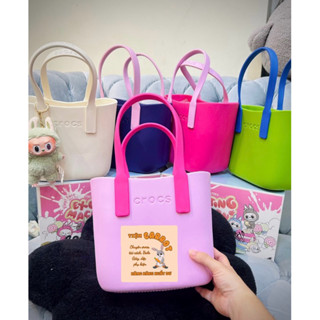   Mẫu Mới Túi Crocs Nhựa Vi Sinh Đa Năng Đi Chơi Đi Biển Du Lịch Hàng Hãng Xuất Dư 