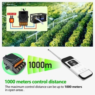 Bộ Điều Khiển Từ Xa Công Suất Lớn AC220V 30A 6000W