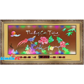 Lịch vạn niên - Tranh led Cẩm Thạch – 55x100cm - mã 883