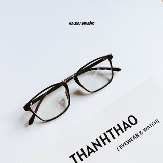 Gọng Kính Cận Nữ Vuông Mảnh Nhựa Dẻo Chống Ánh Sáng Xanh 210 - THANHTHAO EYEWEAR