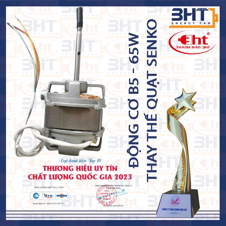 MOTER QUẠT B5 65W - DÂY ĐỒNG 100%