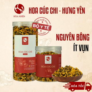 Trà hoa Cúc khô, hoa Cúc Chi Hưng Yên sấy lạnh, bông cúc chi | Hòa Nhiên