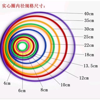10 cái Vòng đặc 30cm, 40cm chơi vận động- đồ chơi vận động