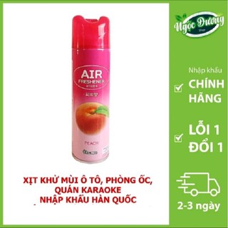 Chai Xịt Thơm Phòng Air Freshener Hàn quốc của Sandokkaebi 370ml Hương Đào