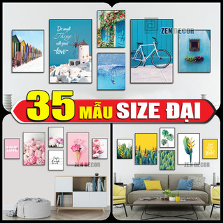 Tranh phòng khách CÓ KHUNG, tranh canvas hiện đại
