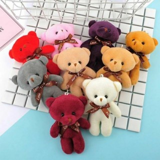 Móc khóa gấu bông nhiều màu