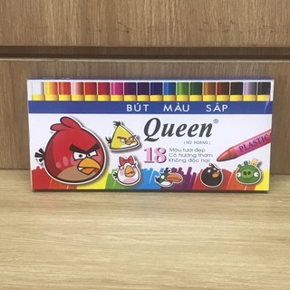 Bút màu sáp Queen 12 màu, 18 màu