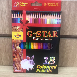 Hộp 12-18-24-36 cây bút chì màu g-star hộp giấy