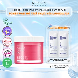 Toner Pad Rau Má Làm Dịu và Phục Hồi Da Nhạy Cảm Neogen Dermalogy Calming Cica Tree Pad 90 Miếng