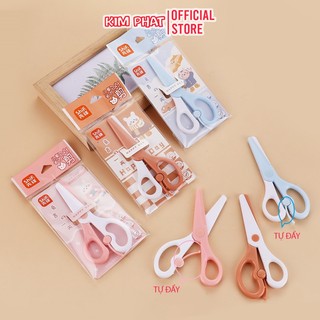 Kéo thủ công học sinh lưỡi nhựa an toàn B08