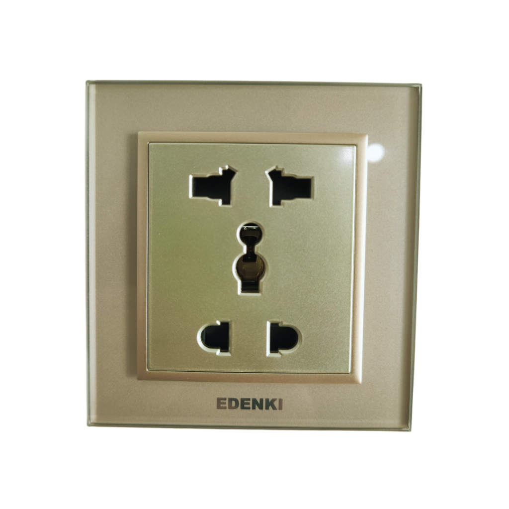 Mặt viền 1 module đủ chất liệu kính, nhôm, nhựa Edenki Luxury EL
