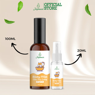 Body Mist cho thú cưng 100ml JULYHOUSE giúp dưỡng lông mượt, an toàn, khử khuẩn