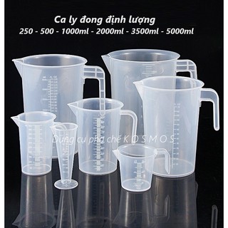Ca Ly đong định lượng 3500ml - 5000ml làm bánh, pha chế (Chất dày bền, đẹp) ca đong 5 lít ca đong 3,5 lít