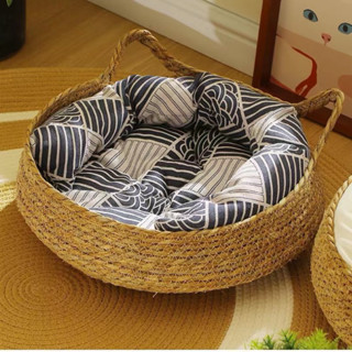 Đệm nằm chó mèo DORRIKEY ổ cho mèo nằm hàng dày dặn đan thủ công mỹ nghệ