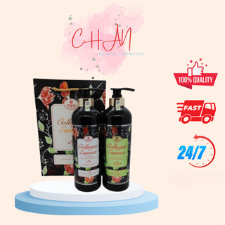Dầu Gội xả cặp yody Essence Colagen 800ml