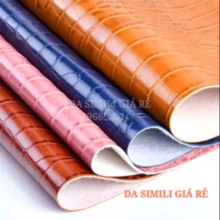 DA PU VÂN CÁ SẤU 1.0MM (NHIỀU MÀU)