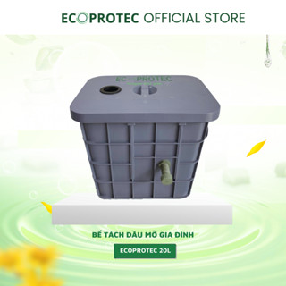 Bể Tách Dầu Mỡ Gia Đình Ecoprotec 20L Cải Tiến Mới Có Gioăng Cao Su Dành Cho Hộ Gia Đinh Nhà Hàng Nhỏ