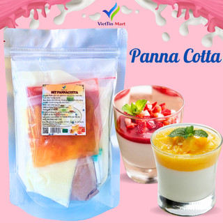 Set bánh panna cotta vị dâu, đào, socola viettin mart