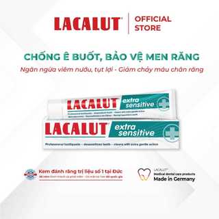 Lacalut extra sensitive - kem đánh răng dành cho răng nhạy cảm