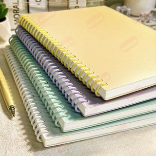 Tập/Vở/Sổ Còng A4 B5 A5 Bìa Cứng 120 trang Basic MOCA Giấy Kẻ Ngang caro trơn làm bullet journal note planner klong deli
