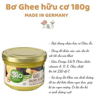 Bơ Ghee Hữu cơ Valley/Enner Bio/Dmbio
