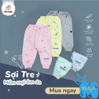 Quần dài sơ sinh bé trai bé gái mùa hè đông giá rẻ đồ sơ sinh cho bé CQ màu QDSS01