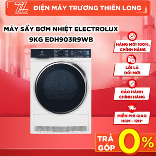 EDH903R9WB - Miễn Phí Công Lắp Đặt - Máy Sấy Bơm Nhiệt Electrolux 9 Kg EDH903R9WB - GIAO TOÀN QUỐC