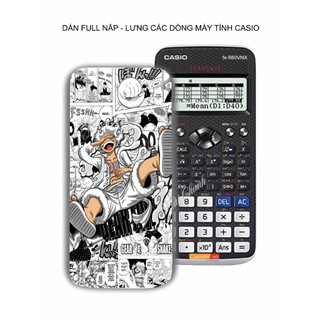  Luffy - Miếng decal dán máy tính cầm tay casio full các dòng 
