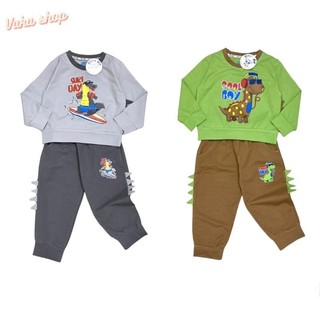 Bộ dài cotton cho bé trai size 10-35 kg