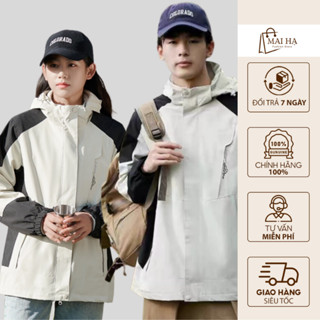 Áo Gió Nam Nữ 2 Lớp,Áo Khoác Gió Dù Phối Màu 2 Lớp  Chất Gió Tráng Bạc Chống Nước Chống Bụi, Cản Gió