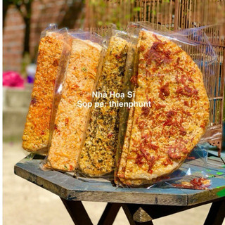 Combo 4 gói 4 vị bánh dừa nướng tẩm gia vị Bình Định