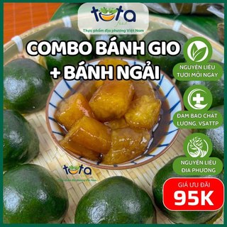  Combo bánh ngải cứu lạng sơn + bánh gio mật mía bánh tươi bánh chay nhà Tuta food ship hoả tốc hcm 